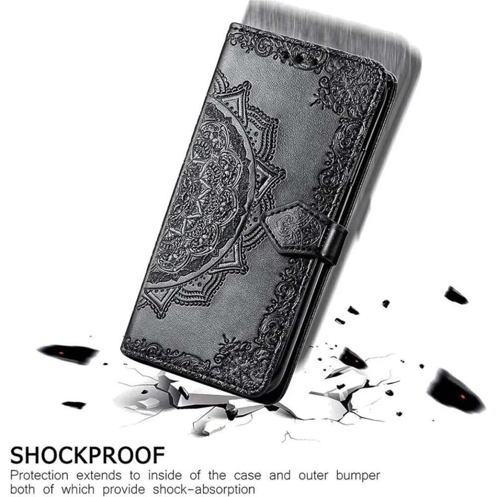 3-in-1 Phone Case In Black For iPhone 15 Plus